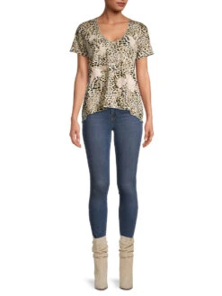 JOHNNY WAS FRANKIE EVERYDAY TEE -Steelers Style 0400018360824 MULTI ASTL