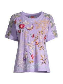 JOHNNY WAS OSAKA RAW SEAM DOLMAN TEE