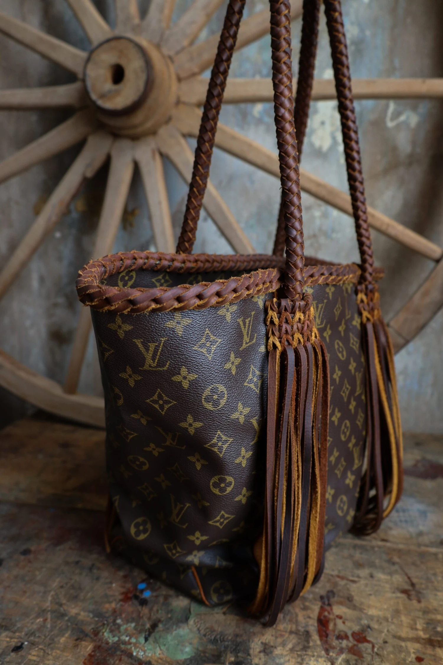 LEATHER AND VODKA SHOPPING SAC CHOCOLATE BAG 2 LEATHER AND VODKA SHOPPING SAC CHOCOLATE BAG - Image 2