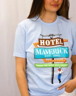 Maverick Hotel T-Shirt -Steelers Style 0D6A3130 0a842e94 25d5 4323 bd27 e37126330a19