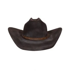 GREELEY HAT WORKS YELLOWSTONE RANCH READY DARK COWBOY HAT -Steelers Style 0D6A3805.JPG 2