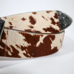 COWHIDE PRINT XL BUCKLE -Steelers Style 0D6A6744