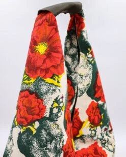 TOTEM SALVAGED RED CACTUS HOBO BAG -Steelers Style 0D6A8815
