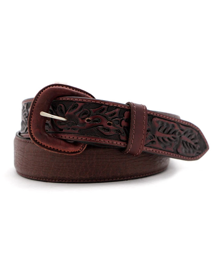 Vogt Tooled Bison Belt 2 Vogt Tooled Bison Belt - Image 2