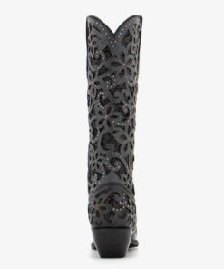 Corral Boots Corral Women's Glitter And Glam Boot In Black -Steelers Style 1222 a3589 04
