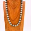 LARGE NAVAJO PEARLS AND TURQUOISE BEADS NECKLACE