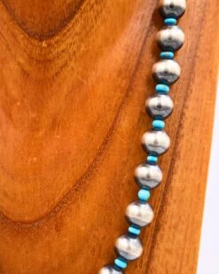LARGE NAVAJO PEARLS AND TURQUOISE BEADS NECKLACE -Steelers Style 154 90ff3fd7 dfff 478e 858b 6d0bcd9e0e99