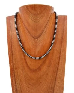 18" NAVAJO PEARL SAUCERS NECKLACE