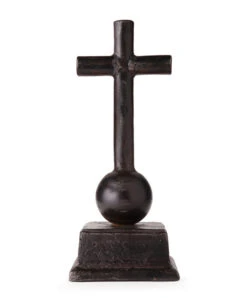 JAN BARBOGLIO CAPILLA CRUZ WAX CAST IRON CROSS