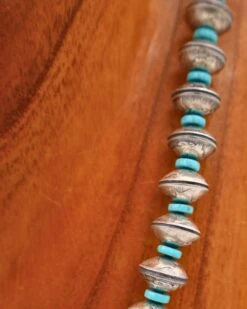 1886 COIN, TURQUOISE AND NAVAJO SAUCERS NECKLACE -Steelers Style 189 f0ed4982 e14f 4a41 954f 6be66b256e44