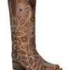 Corral Boots CIRCLE G BY CORRAL WOMEN'S FLORAL EMBROIDERY SQUARE TOE BOOT