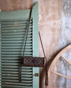 LEATHER AND VODKA TWIN POCHETTE CHOCOLATE 25CT DRUZYZ BAG