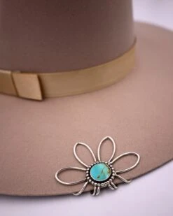 THE WINGED HEART GREEN TURQUOISE BRIM BLOOM CLIP -Steelers Style 202 6575f8f0 557a 42e0 a9dd 8d4851a2aee1