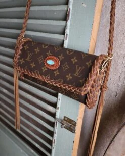 LEATHER AND VODKA TWIN POCHETTE CAMEL 20CT KINGMAN TURQUOISE BAG -Steelers Style 216 fa8f924d a67f 4aa8 8182 70463b6c0a82