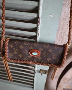 LEATHER AND VODKA TWIN POCHETTE CAMEL 20CT KINGMAN TURQUOISE BAG -Steelers Style 217 00ba8aa0 f1d0 4f79 bdfe 6c8a746cf2b9