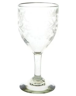 ROSE ANN HALL CONDESSA WINE GLASS- CRYSTAL