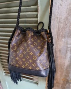 LEATHER AND VODKA NOE NOIR FRINGE BAG -Steelers Style 237 3ccdf1c3 24d4 4e38 ac8f cb734ffaaf92