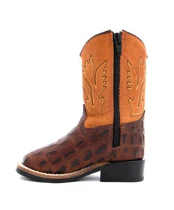 Old West Toddler Gator Print Boot -Steelers Style 243 bsi1830 03