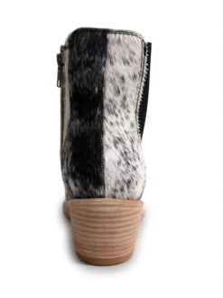 LIBERTY BLACK WOMEN'S MARINA PELO GRANIZO BLANCO NEGRO BOOTIE -Steelers Style 247076 1200 auto