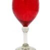 ROSE ANN HALL CONDESSA WINE GLASS- RED