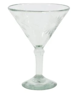 ROSE ANN HALL CONDESSA MARTINI GLASS-CRYSTAL