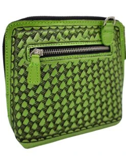 QUE CHULA CATALINA CHICA METALLIC GREEN PURSE -Steelers Style 254 b70c3370 10c6 4e84 81a5 5705bda16df5