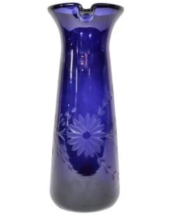 ROSE ANN HALL CONDESSA CARAFE - DARK BLUE