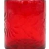 ROSE ANN HALL CONDESSA OLD FASHION GLASS- RED