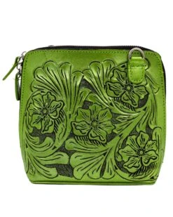 QUE CHULA CATALINA CHICA METALLIC GREEN PURSE -Steelers Style 257 7f697df0 e5af 4826 b982 ac2fcfeed3d7