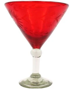 ROSE ANN HALL CONDESSA MARTINI GLASS- RED -Steelers Style 263 25b09735 6651 41a7 a9ff 2ee655c1d86c
