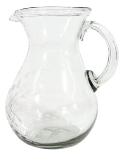 ROSE ANN HALL CONDESSA PEAR PITCHER- CRYSTAL