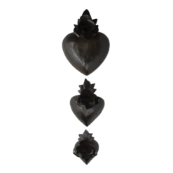 JAN BARBOGLIO SET OF 3 FAMILIA CORAZONES HEARTS
