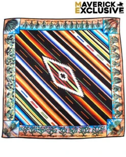 MAVERICK CUSTOM SERAPE AND CACTUS SILK WILD RAG LARGE