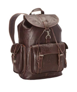 Ropin West Travel Backpack In Brown
