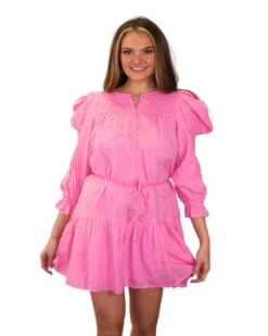 SELF CONTRAST YSELA MINI DRESS