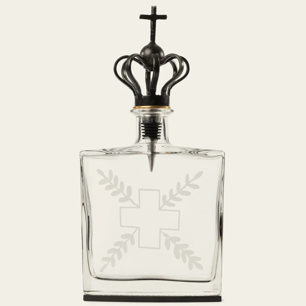 JAN BARBOGLIO IMPERIO ENGRAVED DECANTER 1 JAN BARBOGLIO IMPERIO ENGRAVED DECANTER