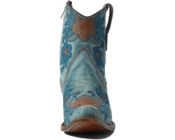 Corral Boots CIRCLE G BY CORRAL WOMEN'S ANKLE FLOWERED EMBROIDERED BOOTIE -Steelers Style 61wz56hTDUL. AC SR920 736 FMwebp