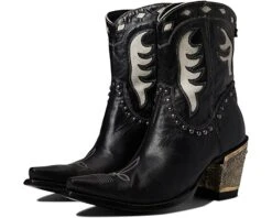 DOUBLE D RANCHWEAR WOMEN'S CATTLEMAN BOOT -Steelers Style 71E8Bl trpL. AC SR920 736