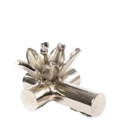 JAN BARBOGLIO PEQUEA PASSION FLOWER NICKLE CROSS