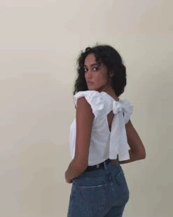 NATION AUDRA BUBBLE SLEEVE TOP -Steelers Style 86f8496290874d68b7a75fef137d0fa0.thumbnail.0000000000