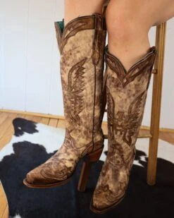 Corral Boots CORRAL WOMEN'S EAGLE OVERLAY BOOT -Steelers Style 91 fe49be6c 9d2f 4060 96bf 25e9f7a11853