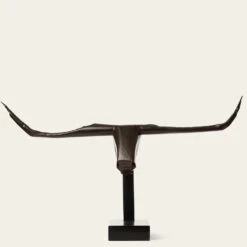 JAN BARBOGLIO CABEZA DE TORO 31" SCULPTURE