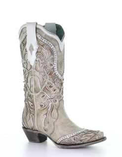 Corral Boots CORRAL WOMEN'S EMBROIDERED STUDDED CRYSTAL BOOT -Steelers Style A3837 2000x eef5b1d6 33bc 4427 819e 739400587a70