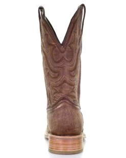 Corral Boots CORRAL MEN'S EMBROIDED WIDE SQUARE TOE BROWN BOOT -Steelers Style A4105 0000 Layer5