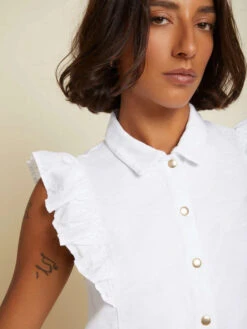 NATION ARCHER RUFFLED BUTTON UP TOP -Steelers Style ARCHER TANK 3141JJR OPWT 3 600x 71cf345f cc6b 4879 915a 53bc1408141d