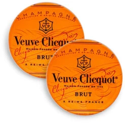 POP THE BUBBLY VEUVE COASTER