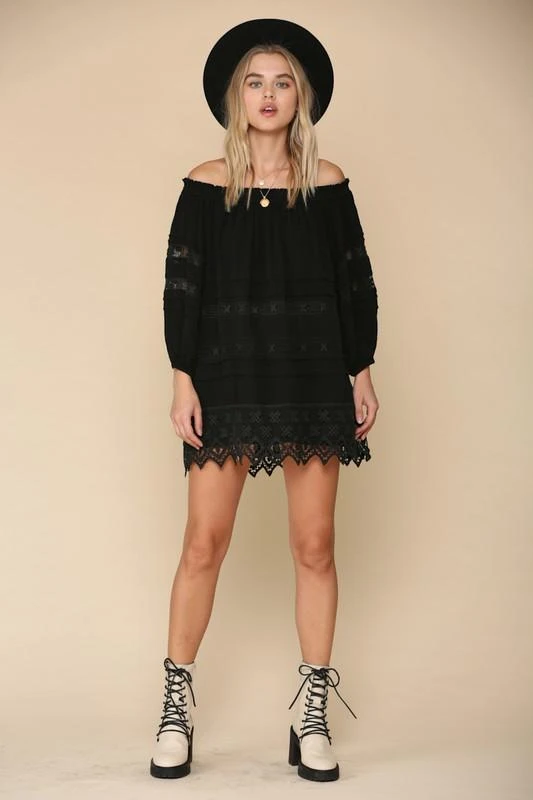 BY TOGETHER MINI OFF SHOULDER DRESS 3 BY TOGETHER MINI OFF SHOULDER DRESS - Image 3