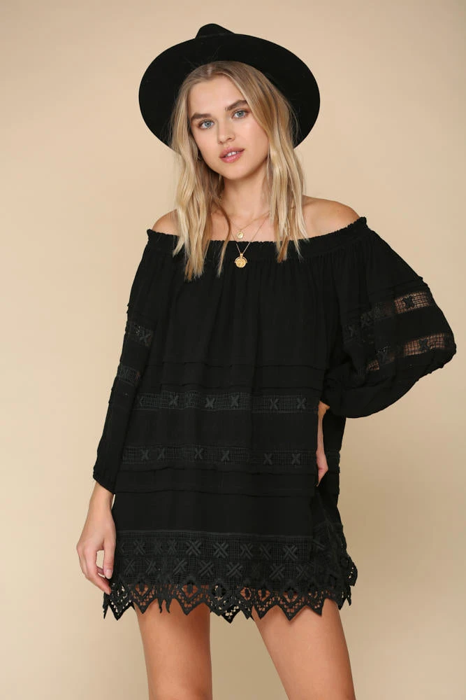 BY TOGETHER MINI OFF SHOULDER DRESS 2 BY TOGETHER MINI OFF SHOULDER DRESS - Image 2