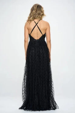 COLLETTA DOT MAXI DRESS -Steelers Style CL 088 f436d9a7 2b1a 4823 945b 91f8d30a34f0