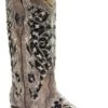 Corral Boots CORRAL WOMEN'S INLAY EMBROIDERED STUDDED CRYSTAL BOOT